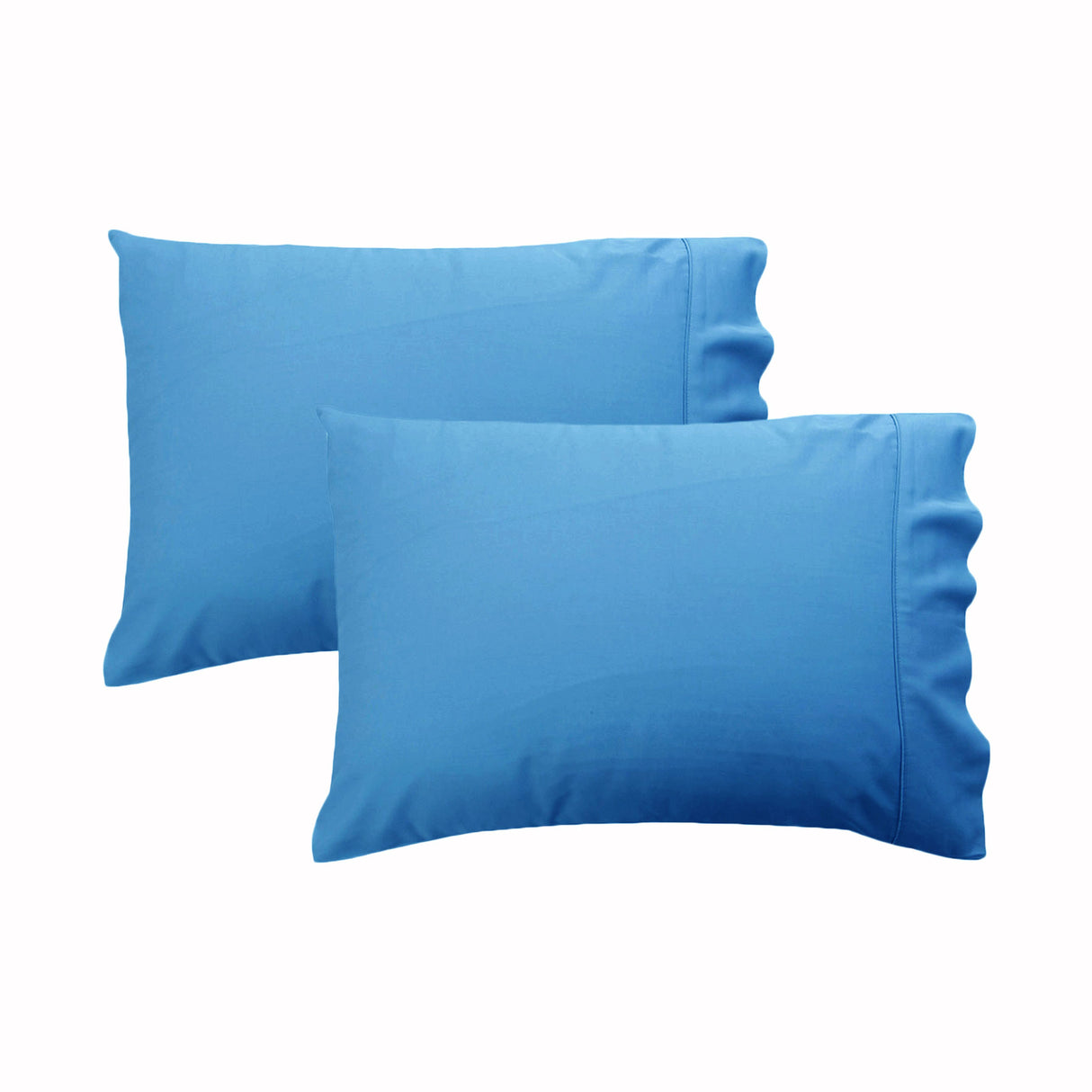 Luxury 280TC Percale Standard Pillowcases in Periwinkle