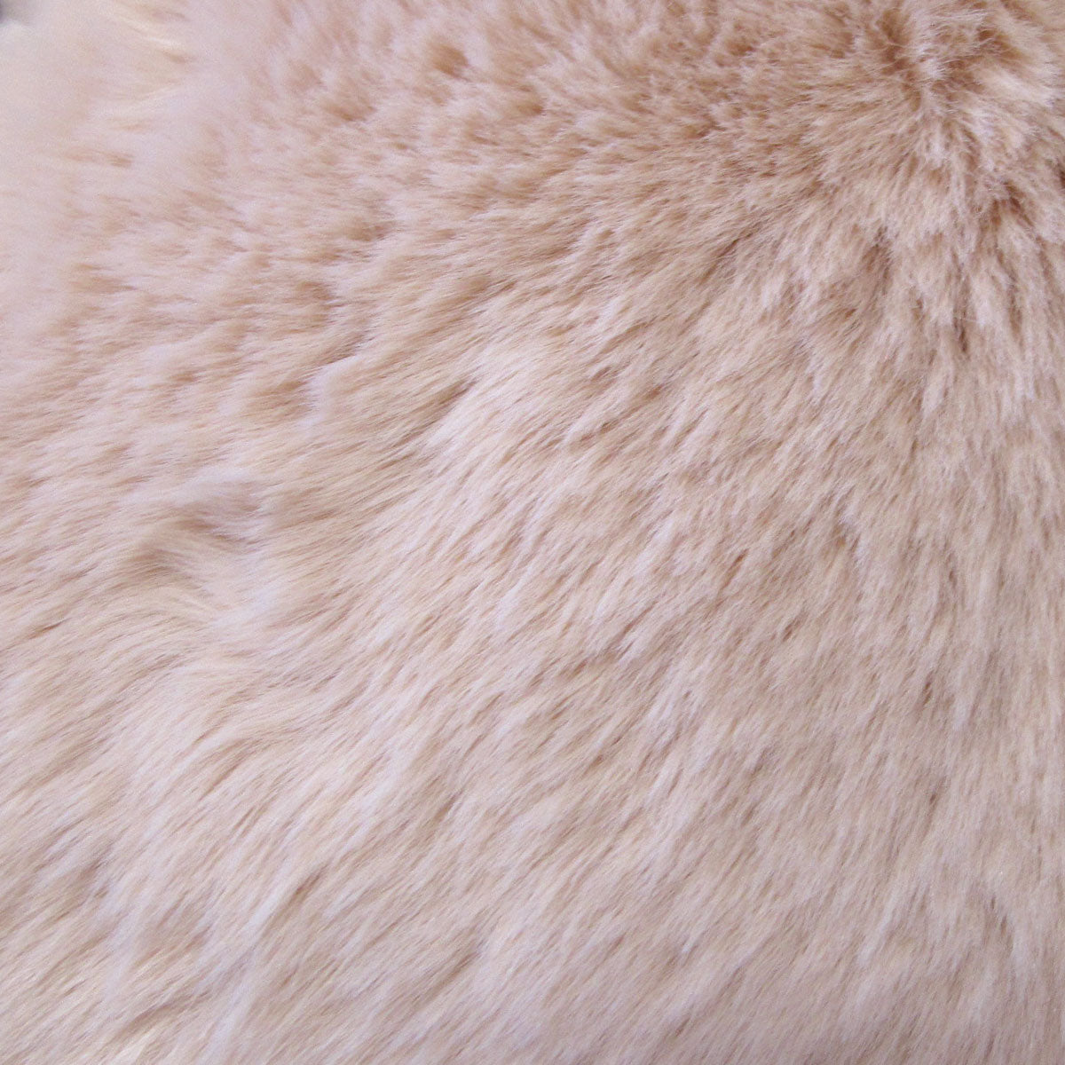 Ariana Long Fleece Faux Fur Throw Rug Pink