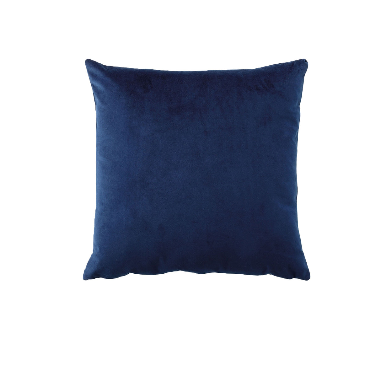 Bianca Indigo Velvet Square Cushion for Bedroom Brightening