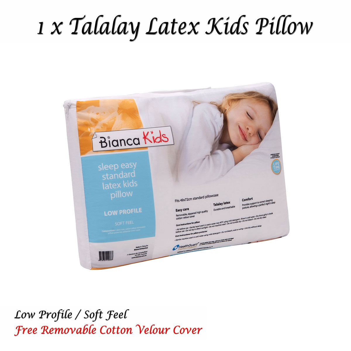 Talalay Latex Support Pillow for Kids