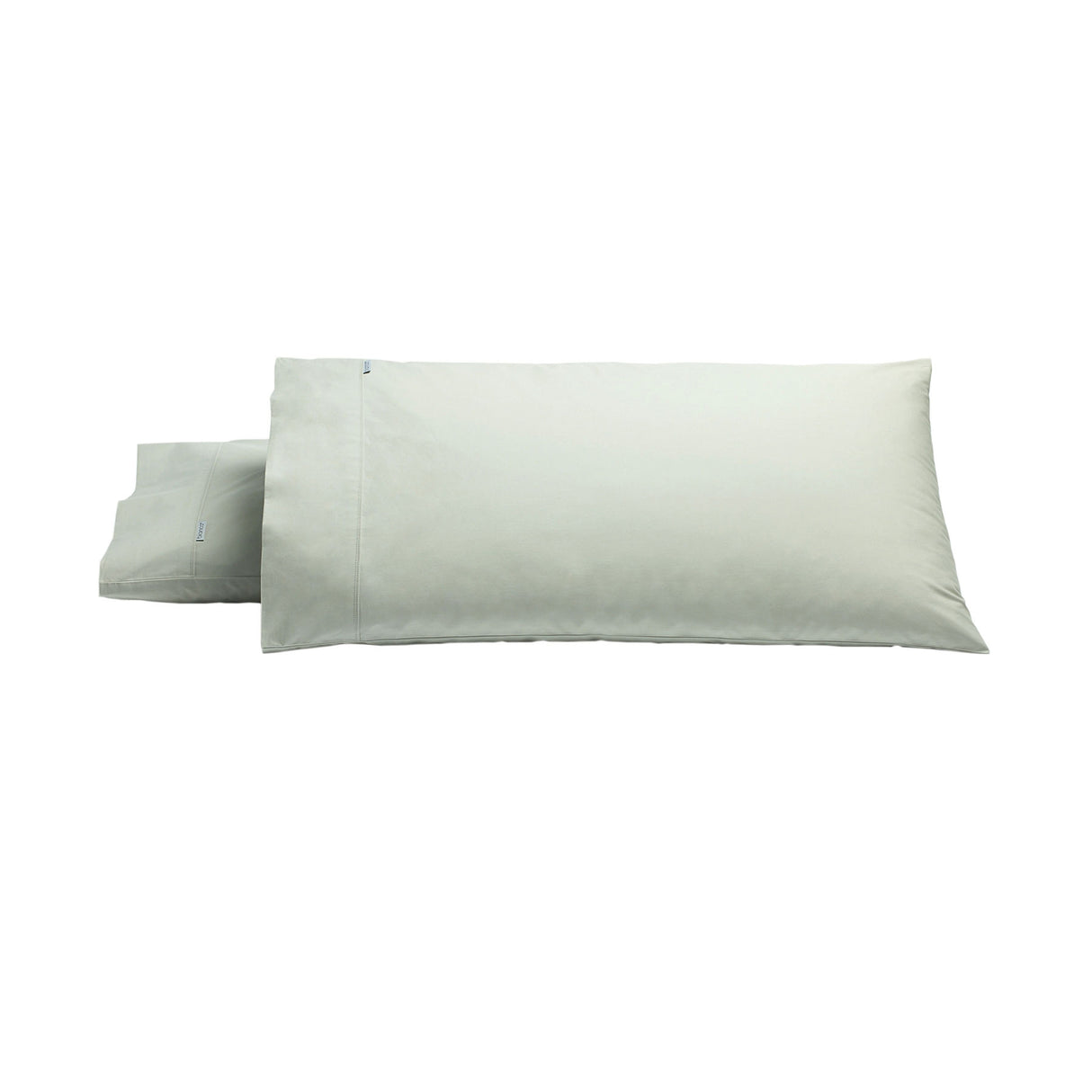 Bianca Heston 300TC Cotton Percale King Pillowcase Set in Silver
