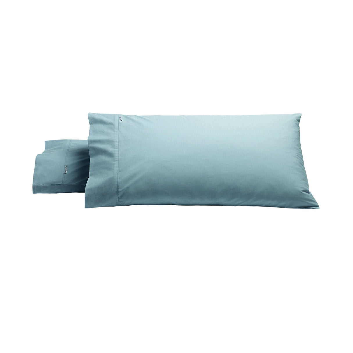 Bianca Steel Blue King Pillowcase Set in 300TC Cotton Percale