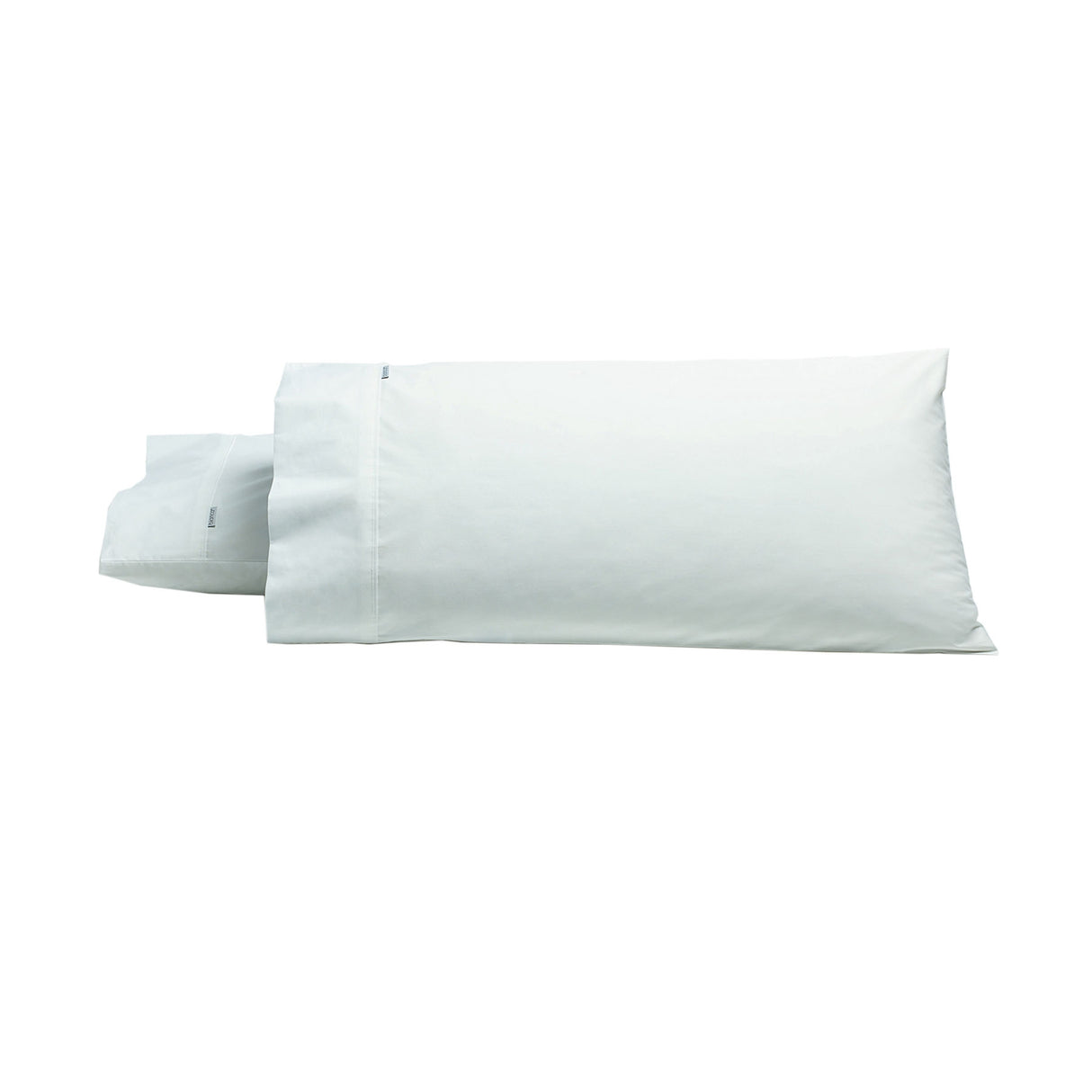 Heston Cotton Percale King Pillowcase Set in White - 300TC by Bianca