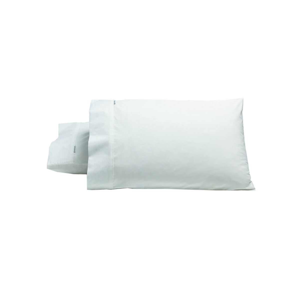 Bianca Heston 300TC Cotton Percale Standard Pillowcase Duo in White