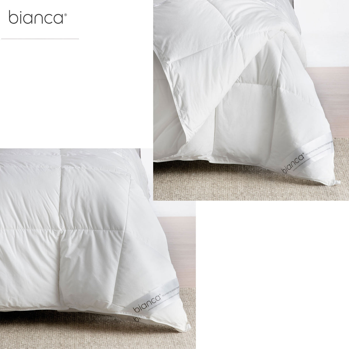Bianca Luxurious All-Season Microfibre Quilt - Single Size