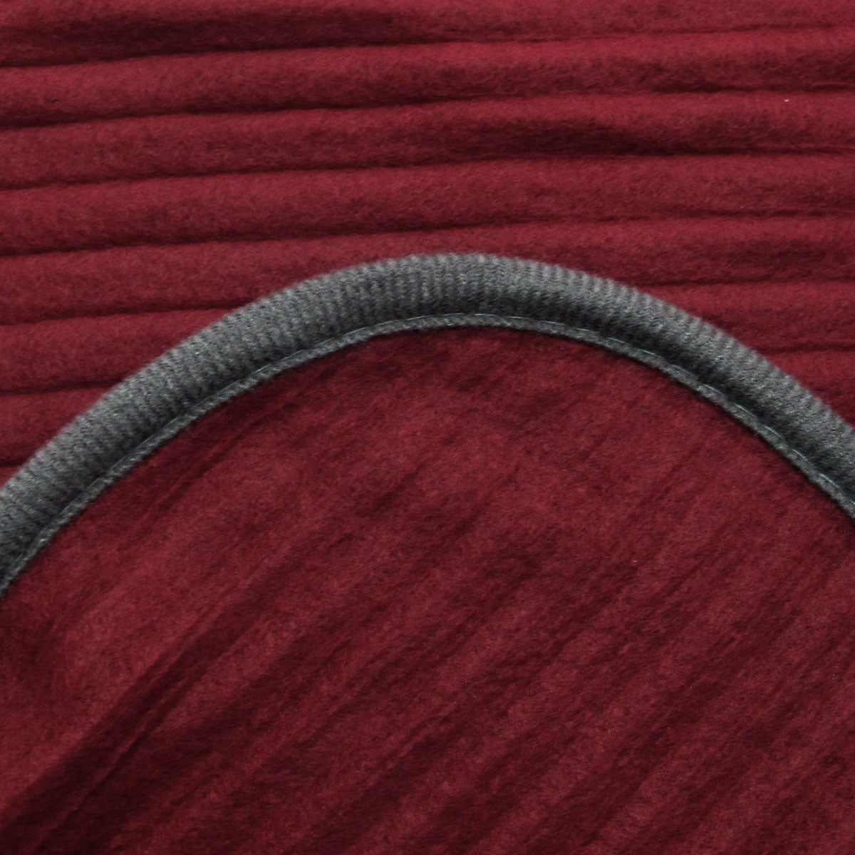 250GSM Ribbed Polar Fleece Throw 100 x 150cm Charcoal