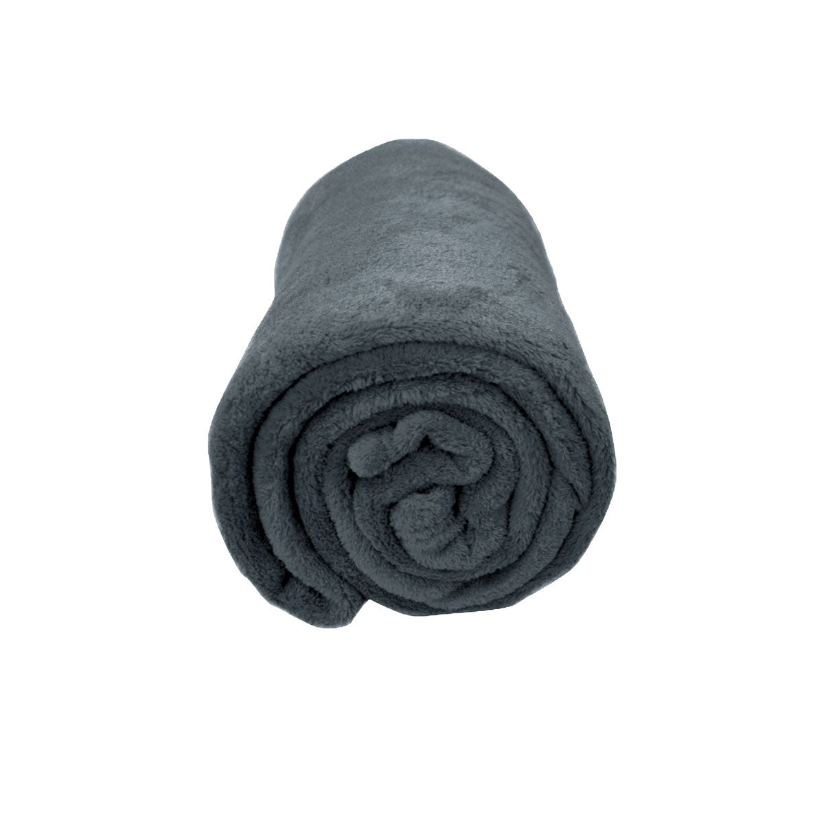 Charcoal Soft Coral Fleece Throw Blanket 127 x 152 cm