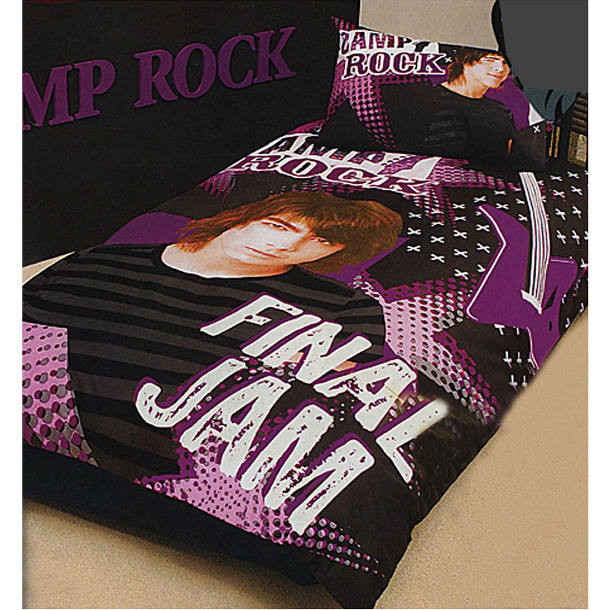 Disney Camp Rock Final Jam Teen Quilt Cover Set for Singles