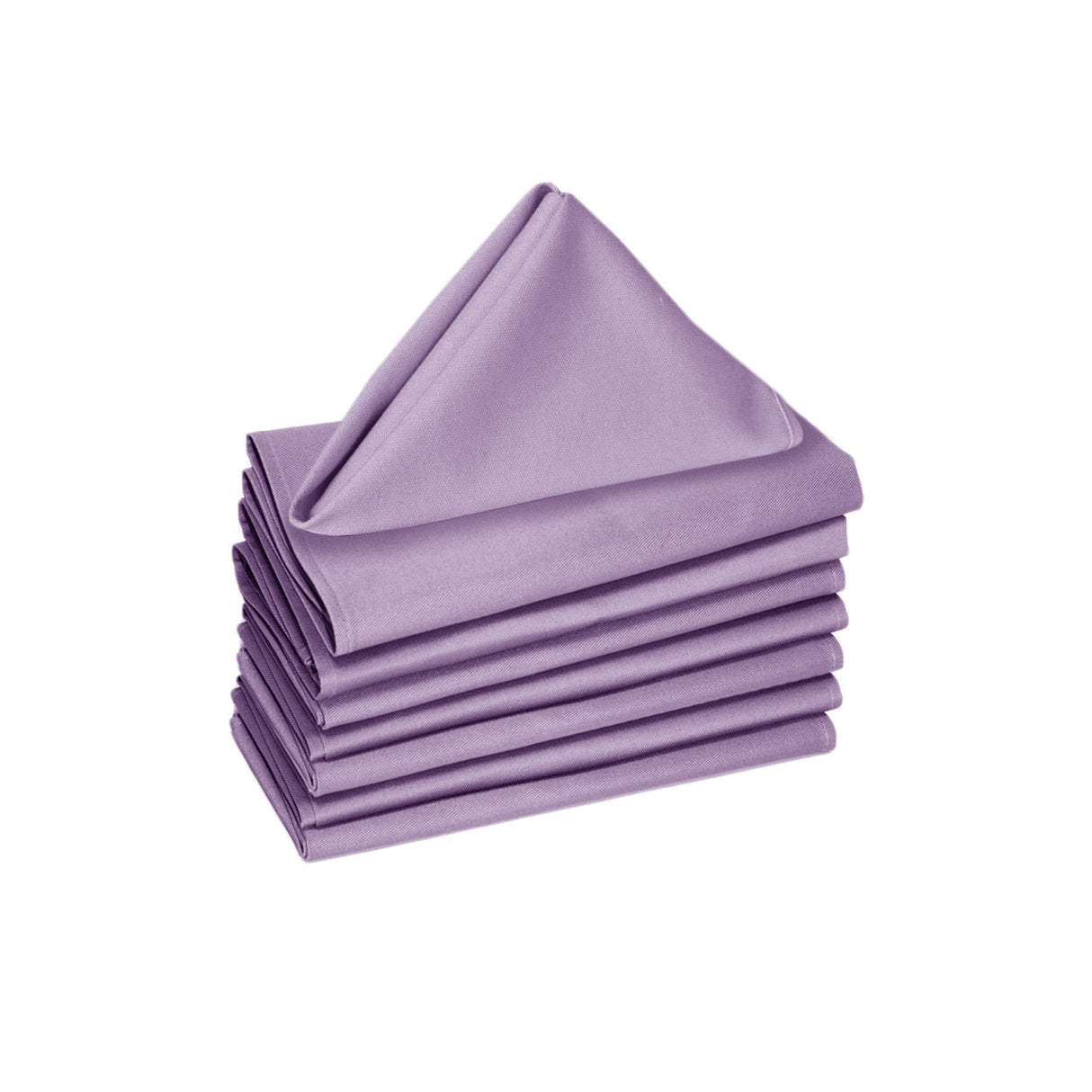Hoydu Set of 8 Cotton OR Poly Cotton Napkins Lavender Mist