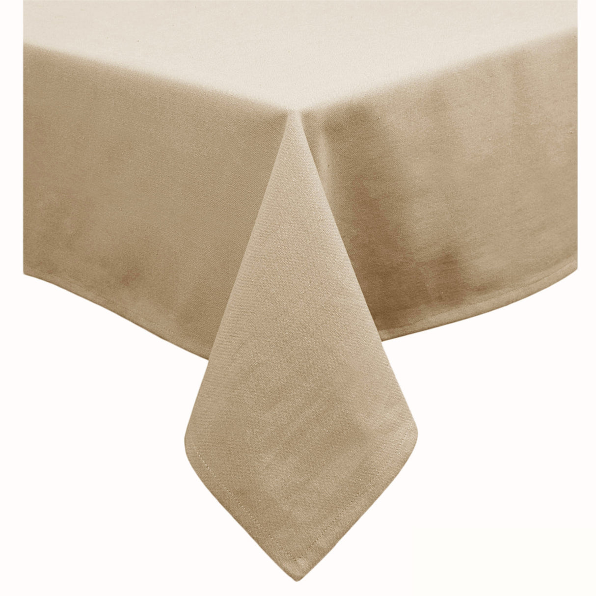 Hoydu Cotton Blend Table Cloth 180cm x 220cm - WARM SAND