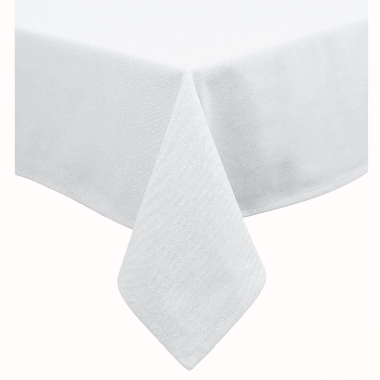 Hoydu Cotton Blend Table Cloth 180cm x 400cm - BRIGHT WHITE
