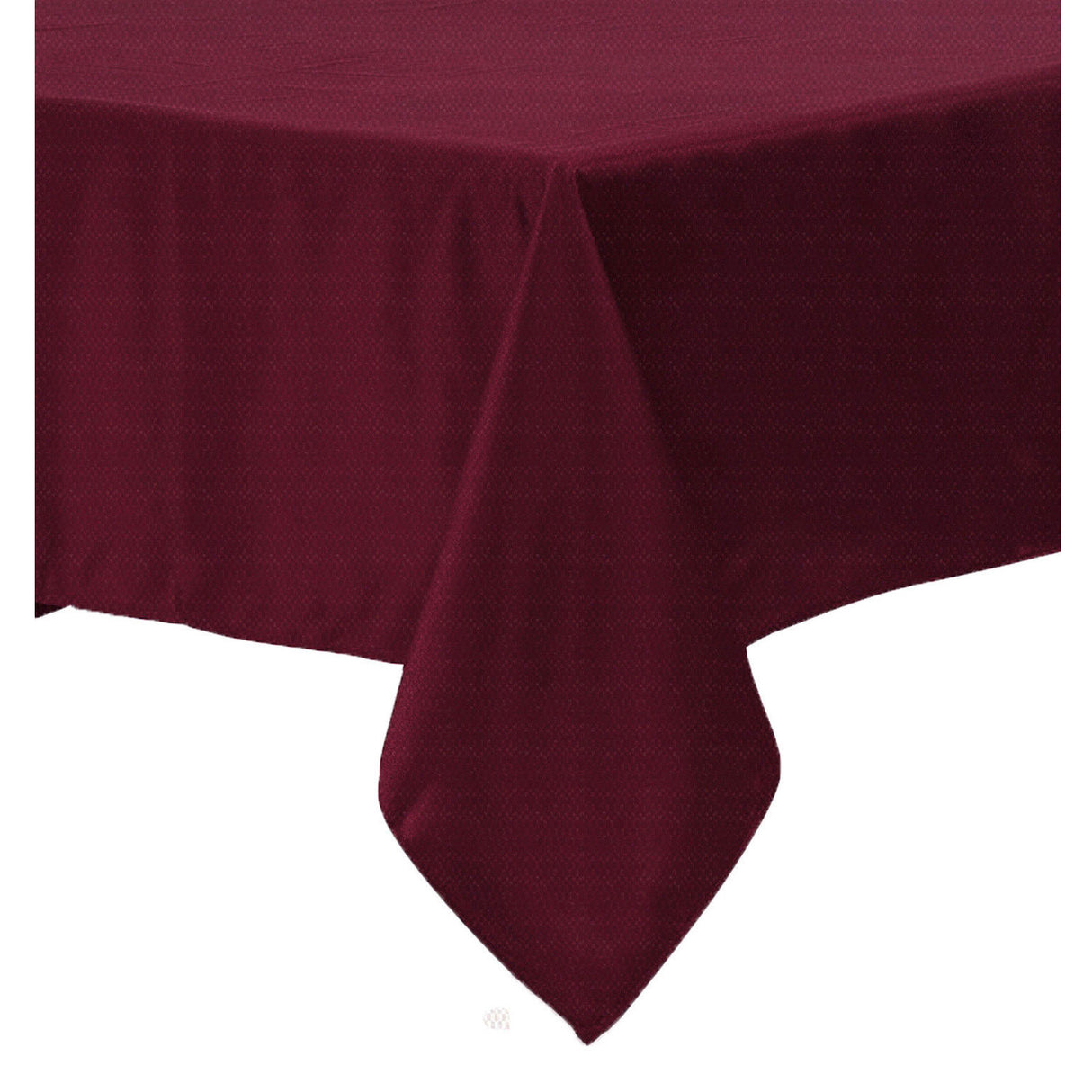 Elegant Burgundy Polyester Cotton Tablecloth - 180 x 310 cm