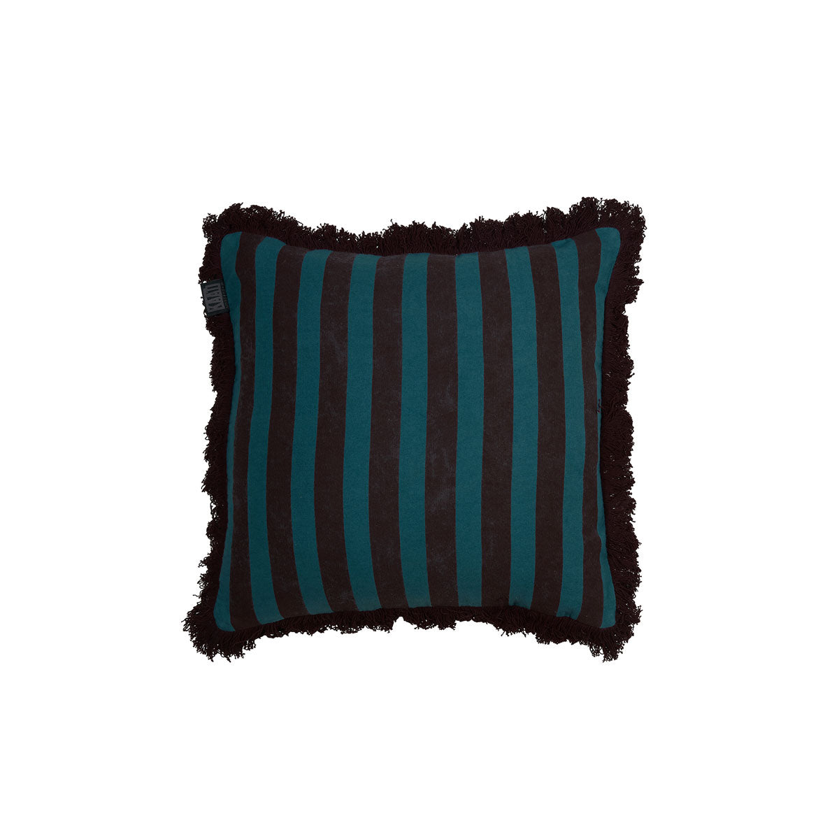 KAAT Amsterdam Viggo Red Stripe Square Filled Cushion 45cm x 45cm