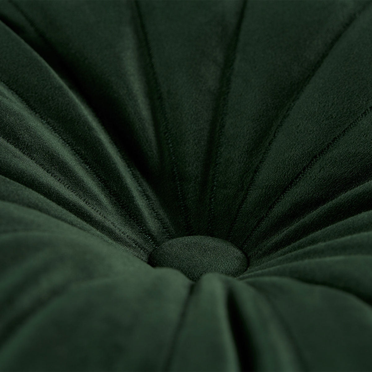 KAAT Amsterdam Mandarin Dark Green Round Filled Cushion 40cm Diameter