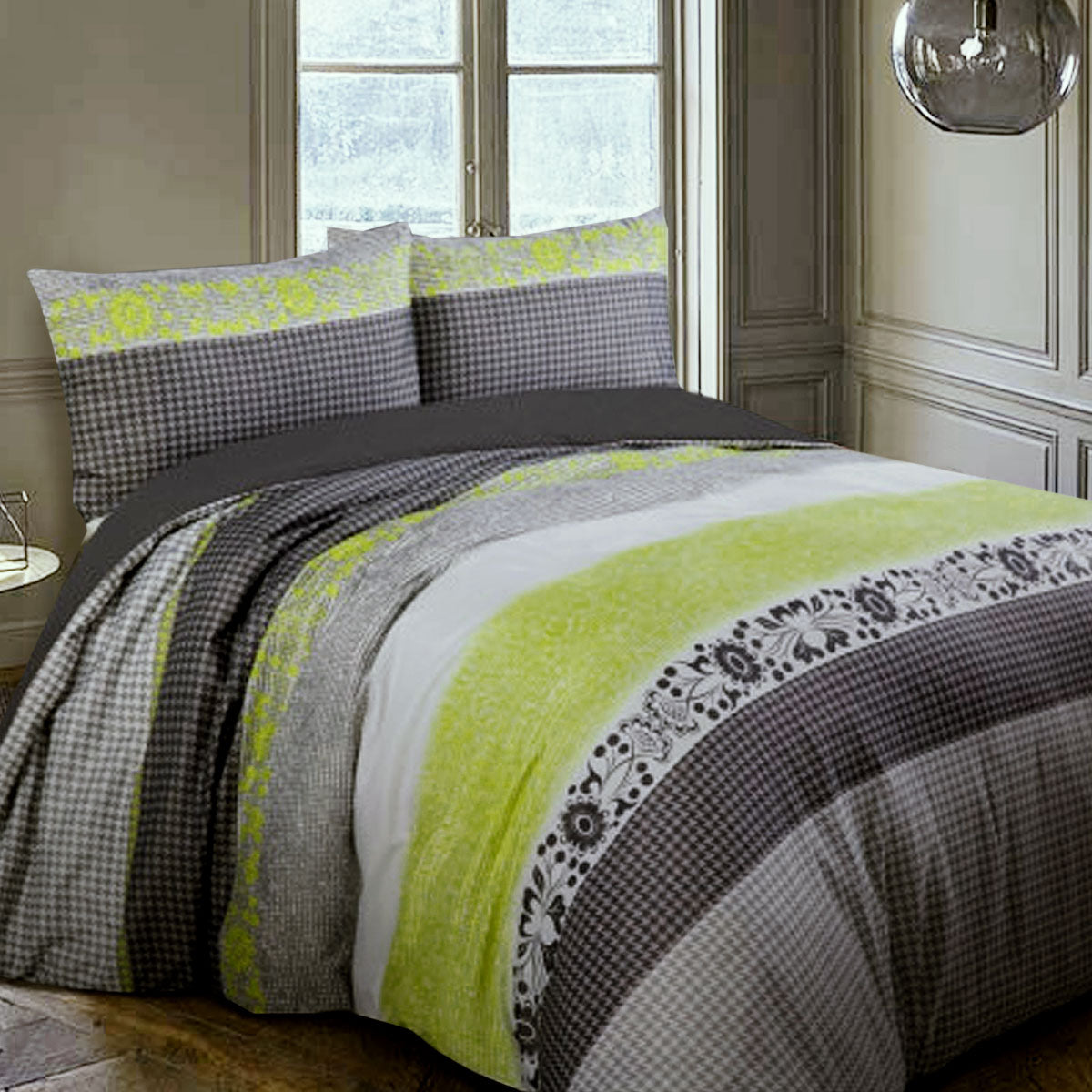 Ali Neon Basketweave Quilt Cover Set by Big Sleep - Double Size