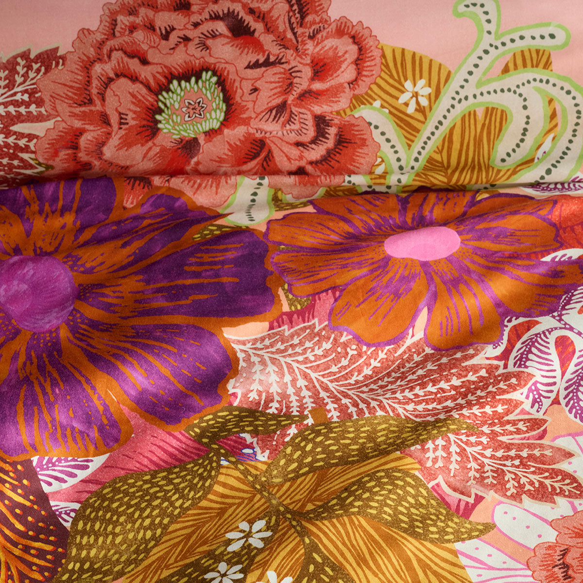 Oilily Livia Multi Cotton Floral Quilt Cover Set King