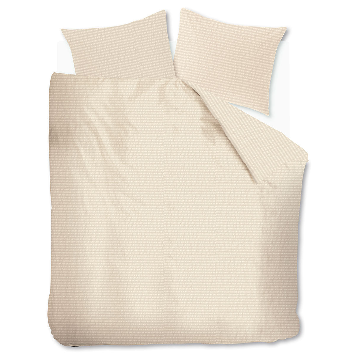 Bedding House Summer Sand Seersucker Cotton Quilt Cover Set Queen