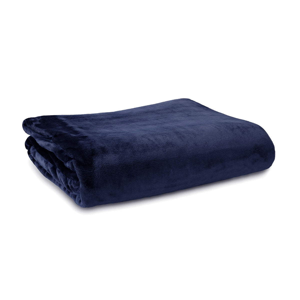 Ardor Lucia Premium Plush Blanket in Navy for Double Beds