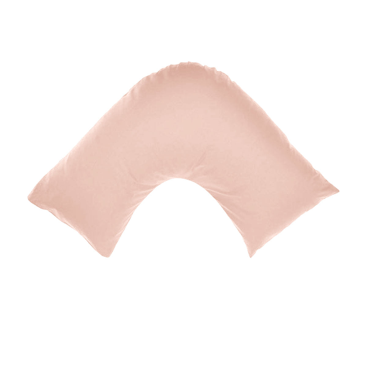 300TC Soft Cotton V Shape Pillowcase in Blush Pink