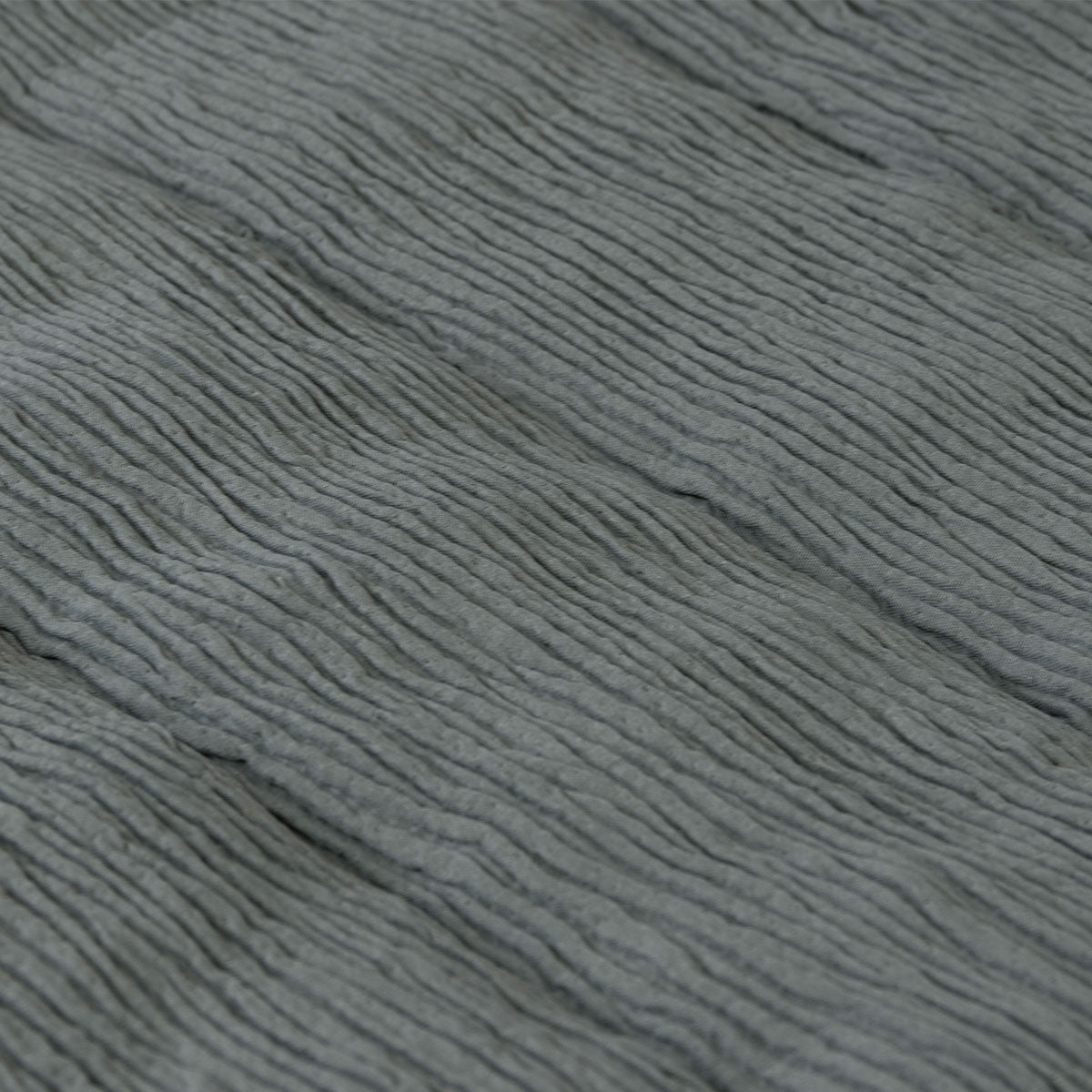 Ardor Campbell Vintage Charcoal Crinkled Quilt Cover Set - King Size