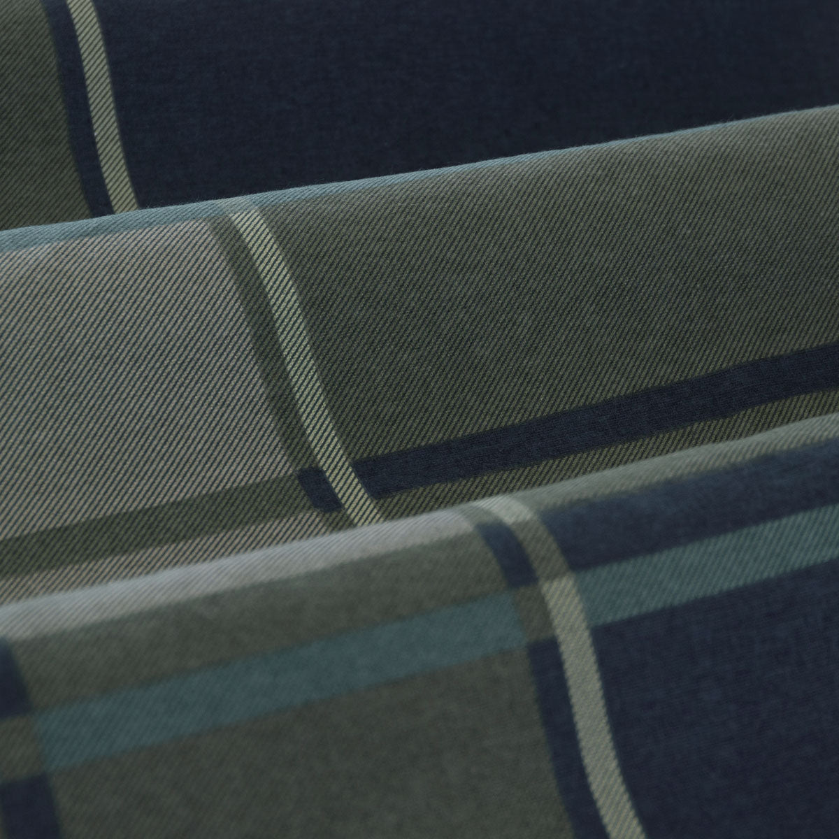 Ardor Sommers Dark Khaki Cotton Flannelette Quilt Cover Set King