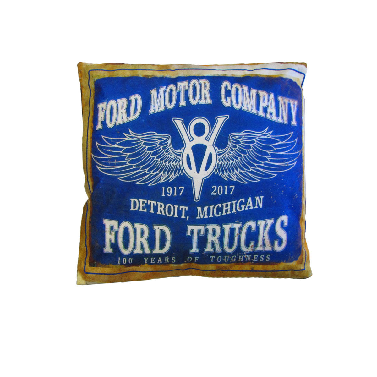 Retro Ford Trucks Mancave Cushion - 40 x 40 cm