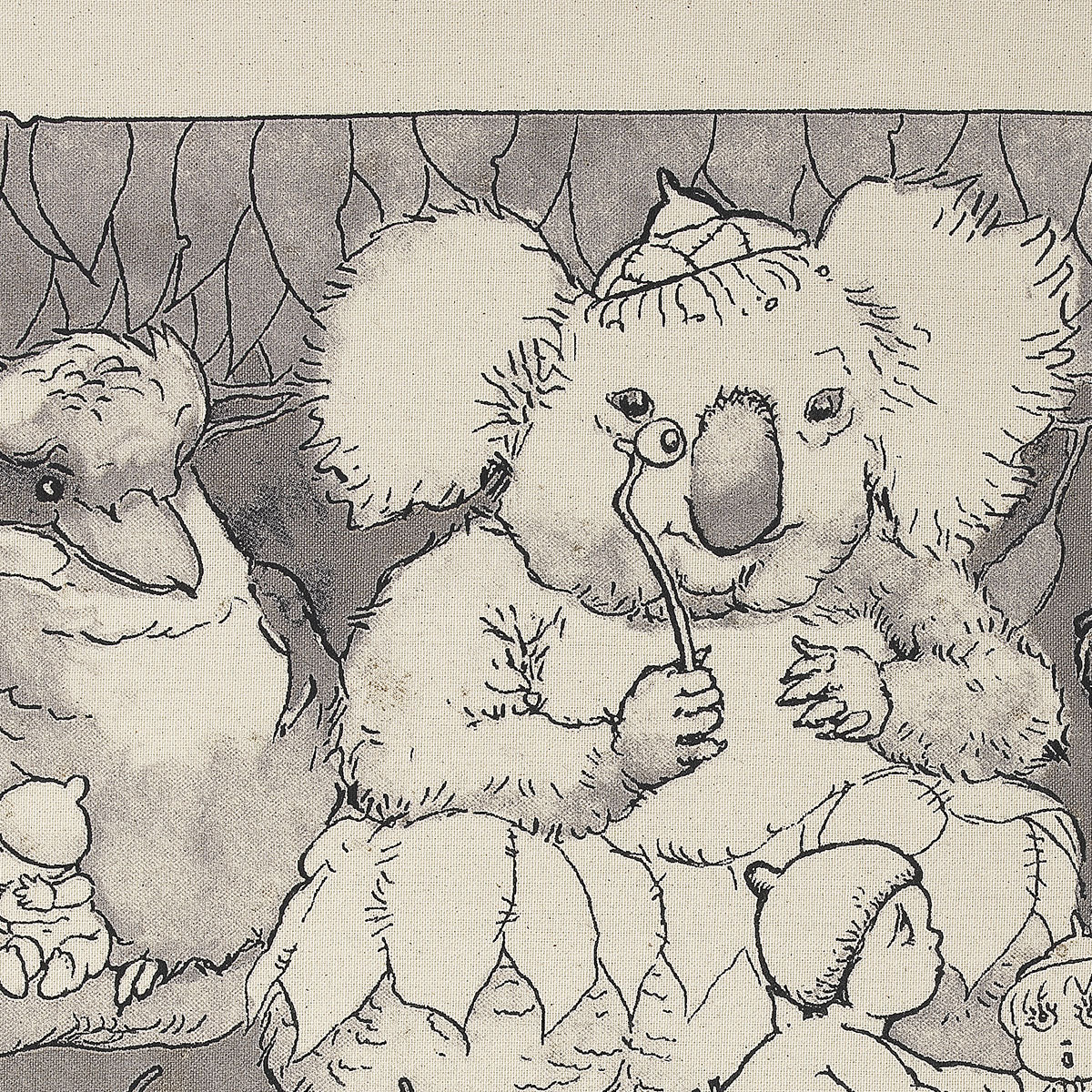 May Gibbs Mrs Bear's Party Limited Edition Cotton Tea Towels - Set of 2 (50 x 70 cm)