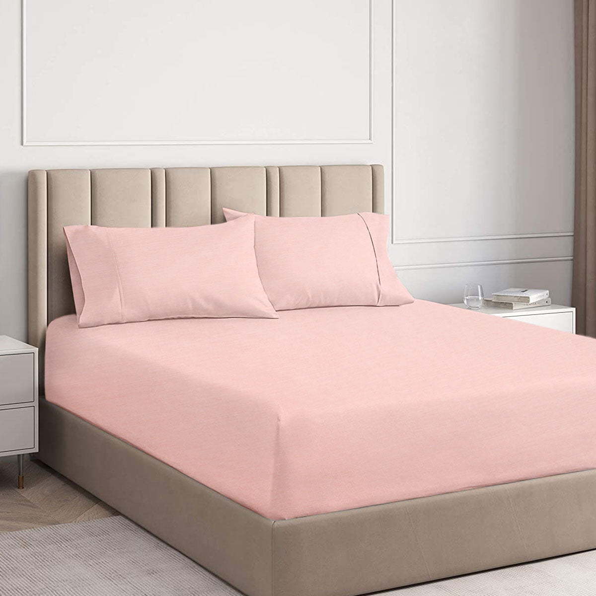 Ramesses Tea Rose 2000TC Cooling Bamboo Combo Set King