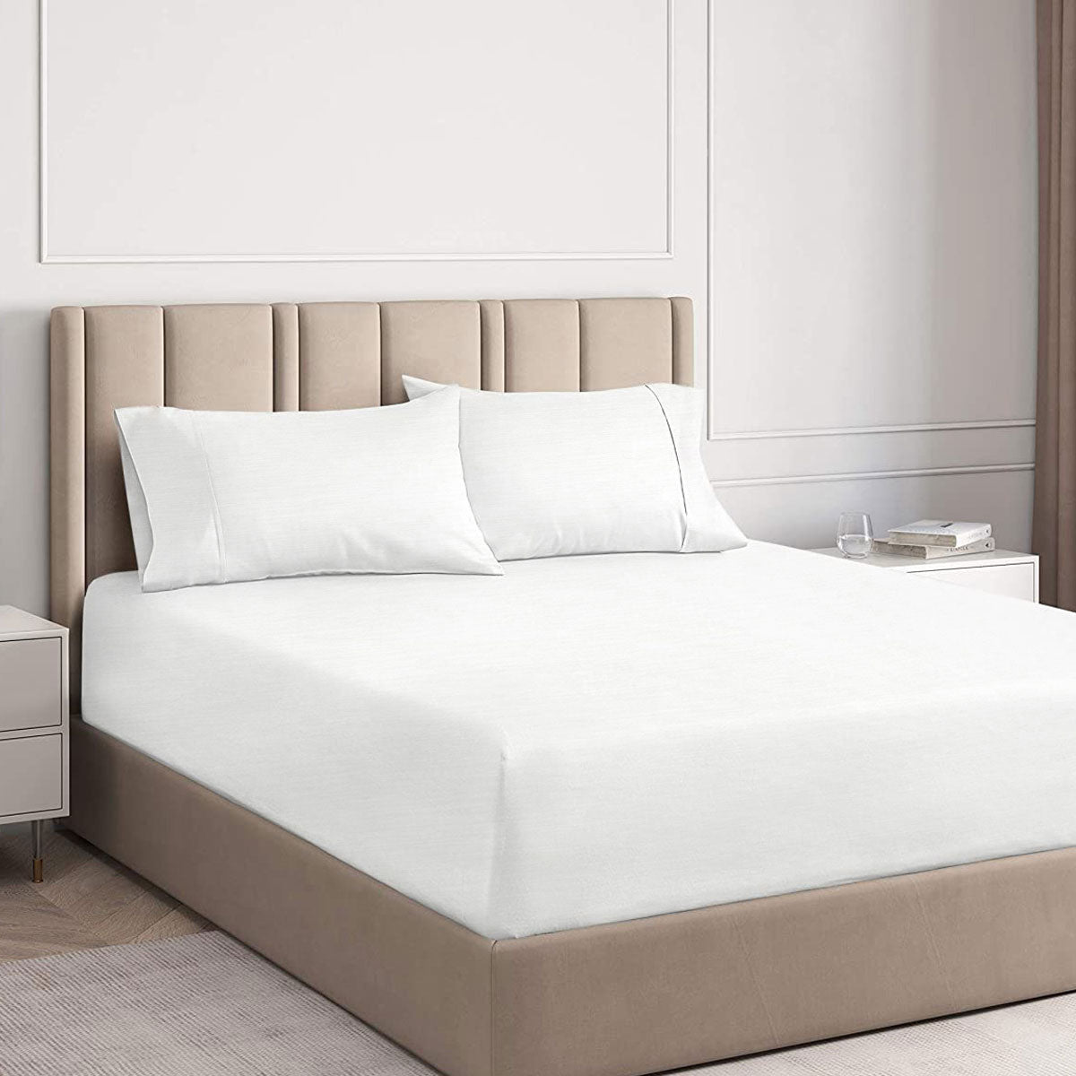 Ramesses White 2000TC Cooling Bamboo Combo Set Queen