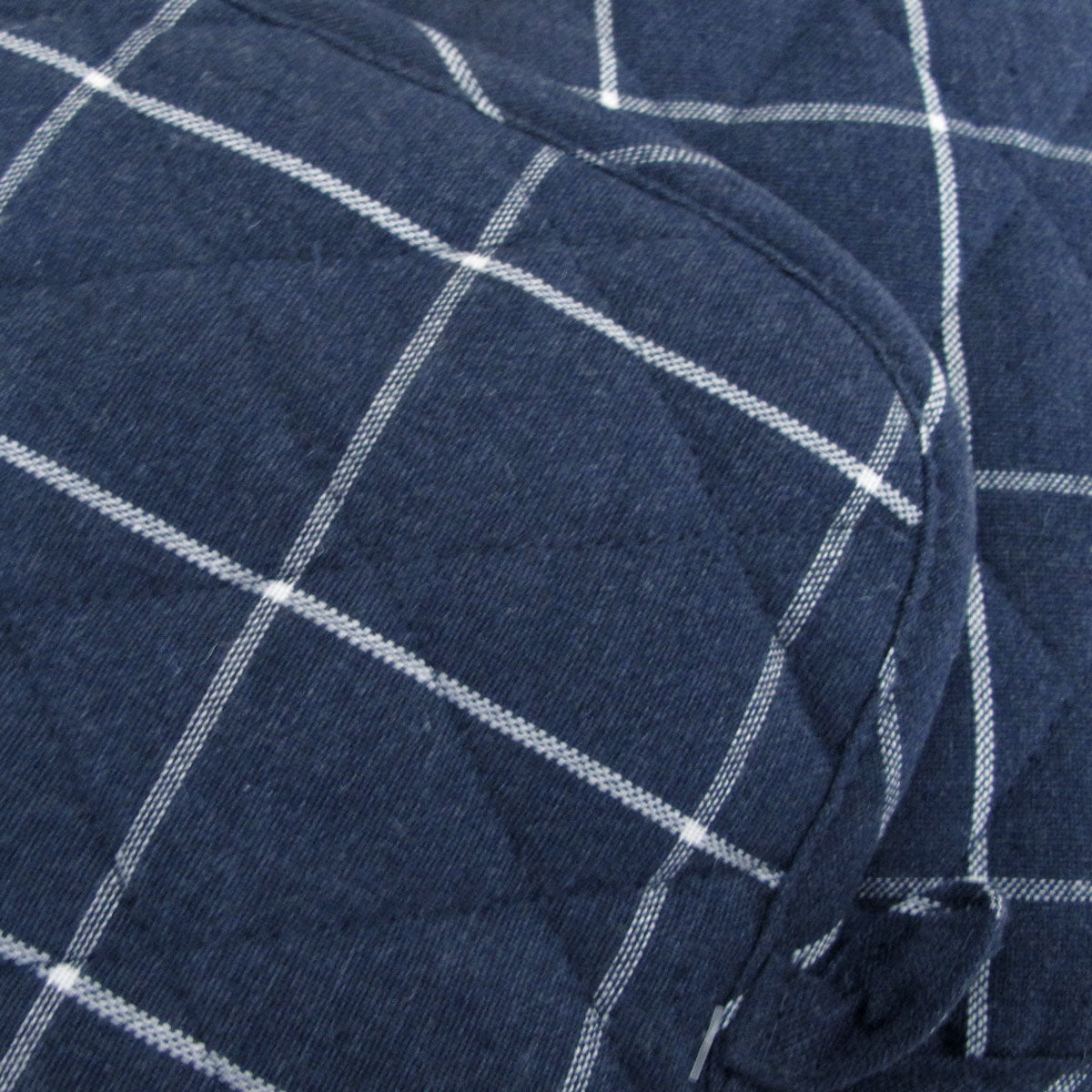 Ladelle Eco-Friendly Navy Check Pot Holder Set - 21 x 21 cm (Set of 2)