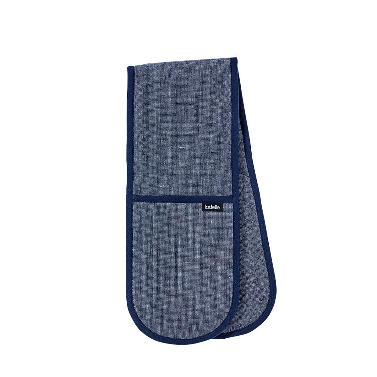 Ladelle Eco-Friendly Navy Double Oven Mitt - 17 x 89 cm