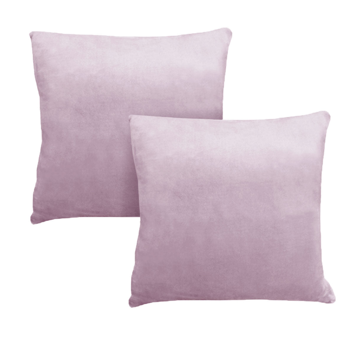 Alastairs Elegant Blush Flannel Fleece European Pillowcase Set