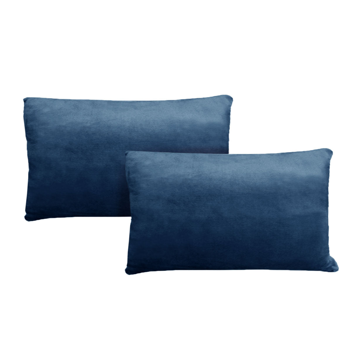 Alastairs Flannel Fleece Standard Pillowcases in Augusta Navy - Set of 2