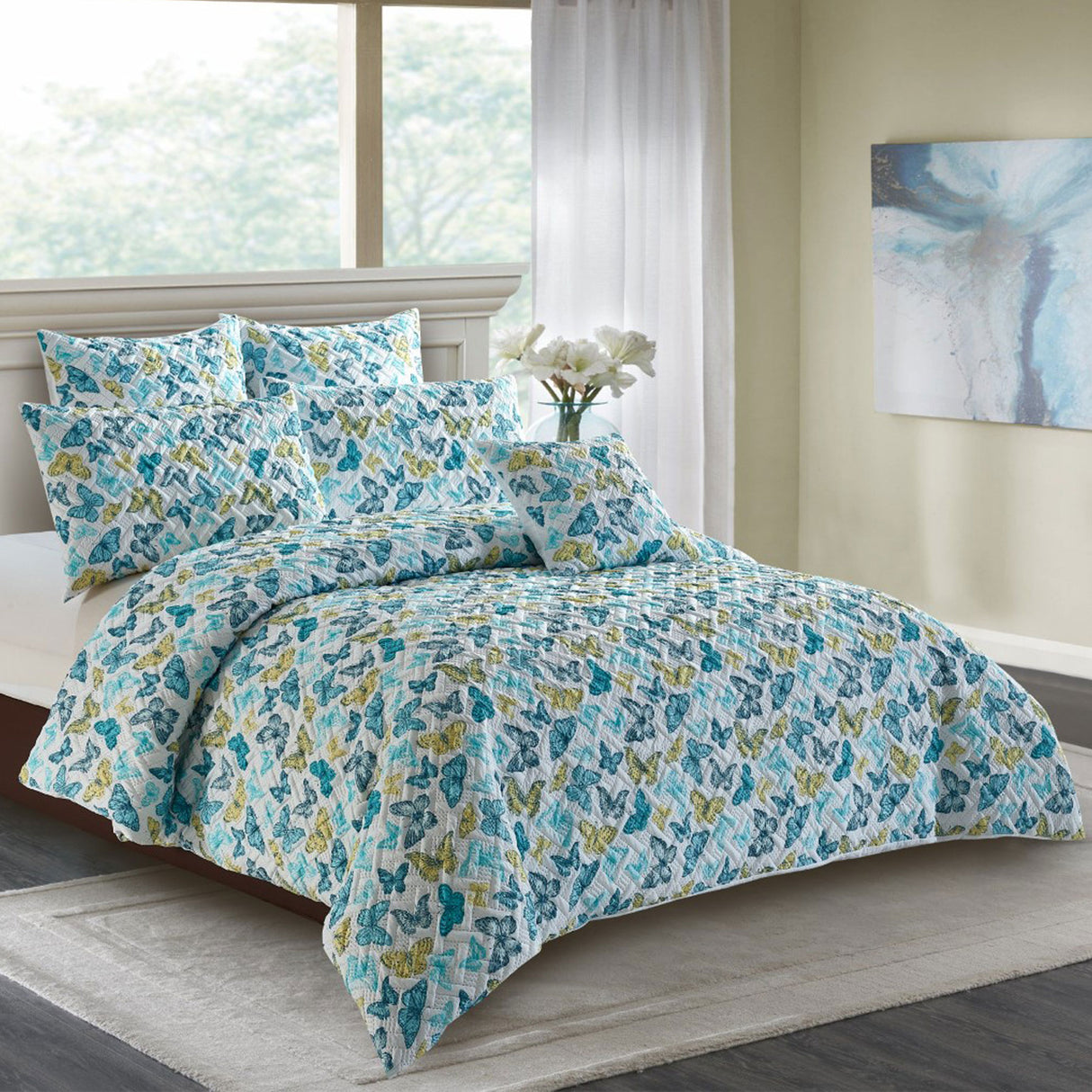 Butterfly Dreams King Quilt Cover Set by Georges Fine Linens