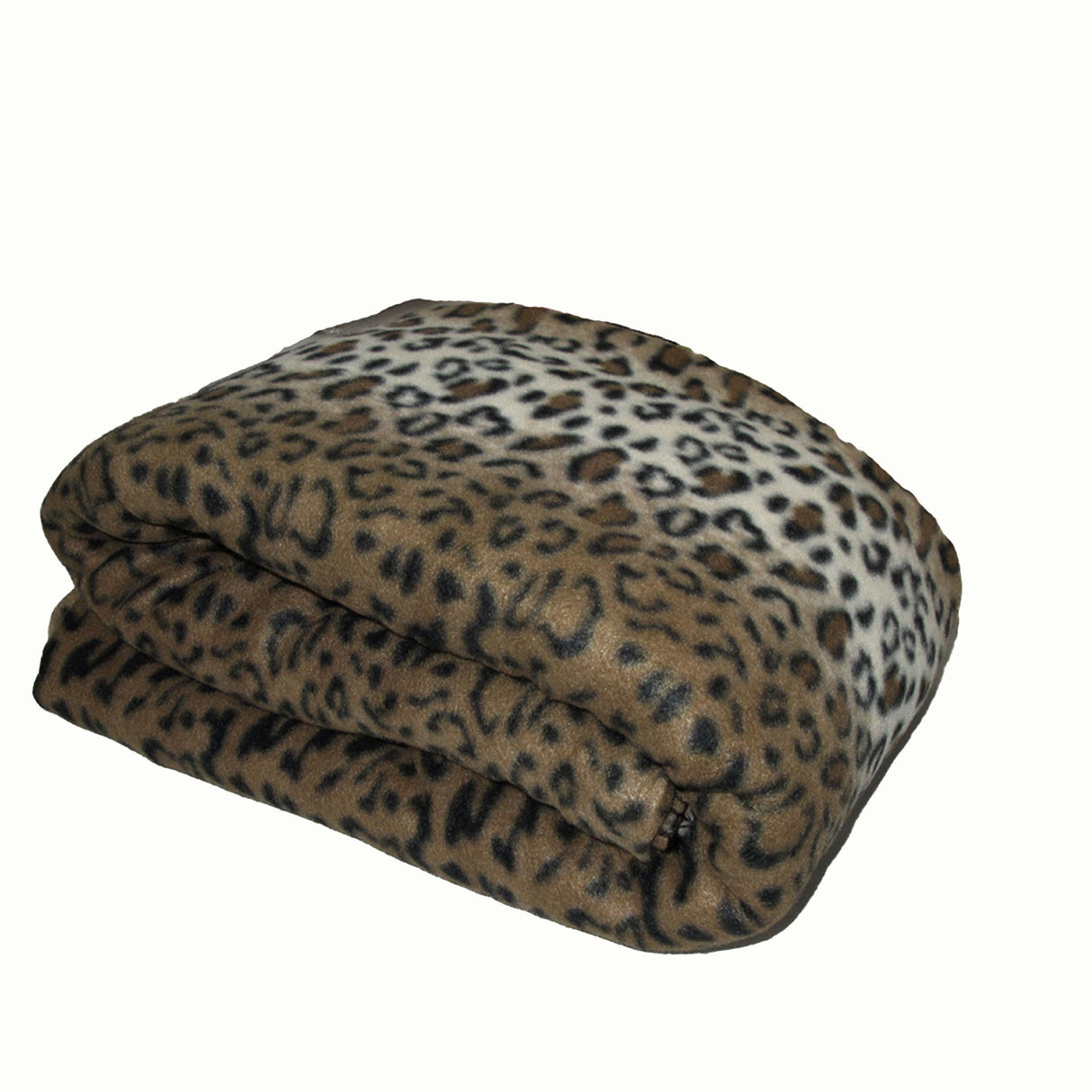 Luxurious Leopard Print 240GSM Polar Fleece Blanket - Queen Size 220cm x 240cm
