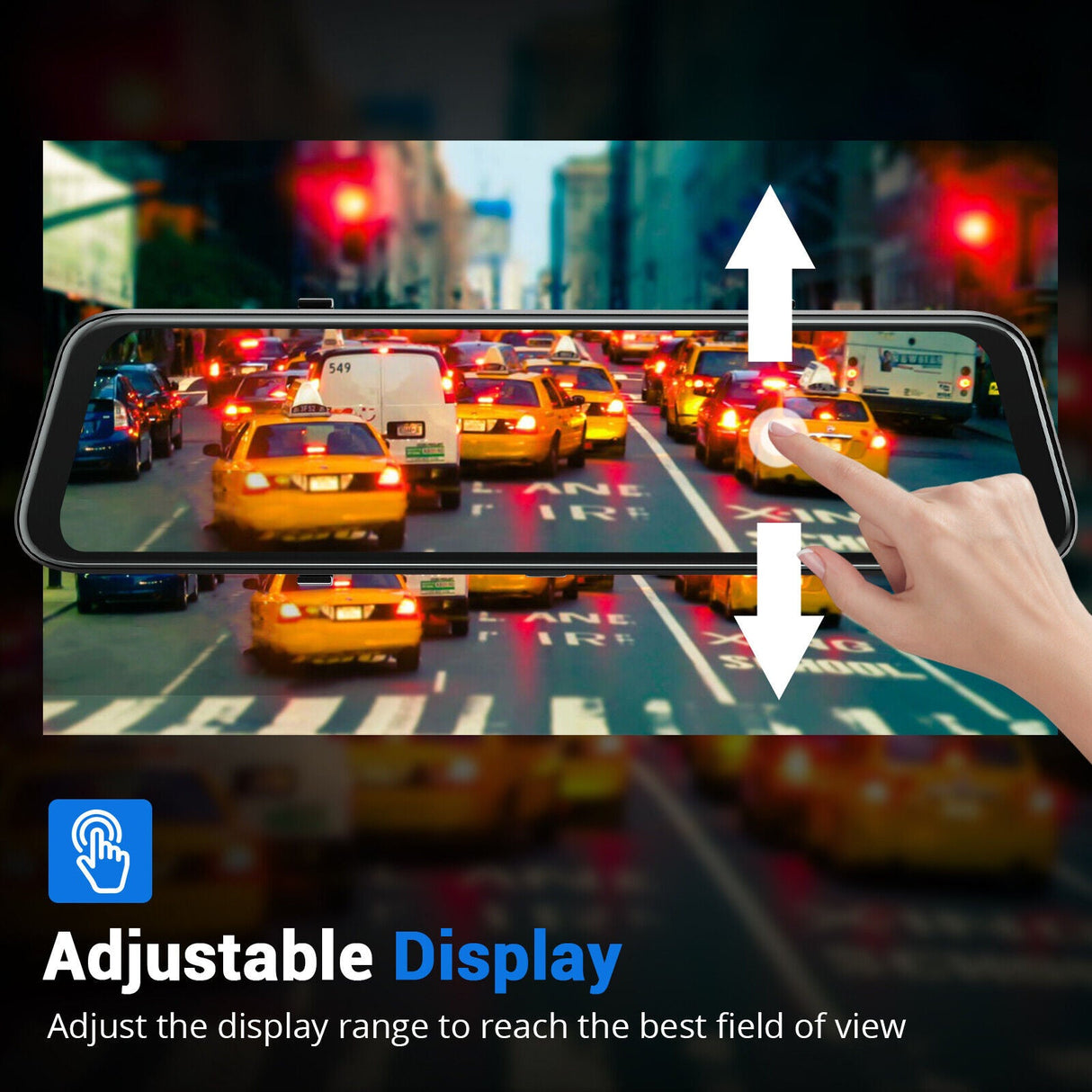 Wifi 10 2K Dash Cam RearView Camera Reversing Recorder Comes with Free 32GB Card