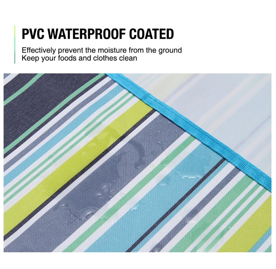 Large Waterproof Thickened Moisture-Proof Outdoor Camping Picnic Mat (Red)