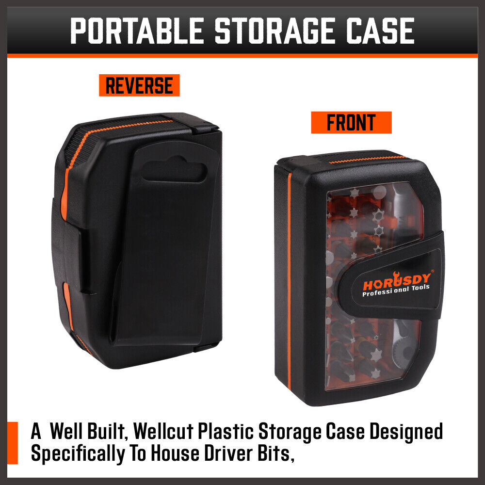 32Piece 1/4 Mini Double Head Screwdriver Bit and Ratchet Set CRV Steel Durable