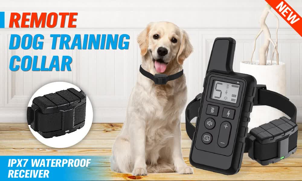 VaKa Anti Bark Dog Training Collar Sound & Vibration Stop Barking Automatic Pet