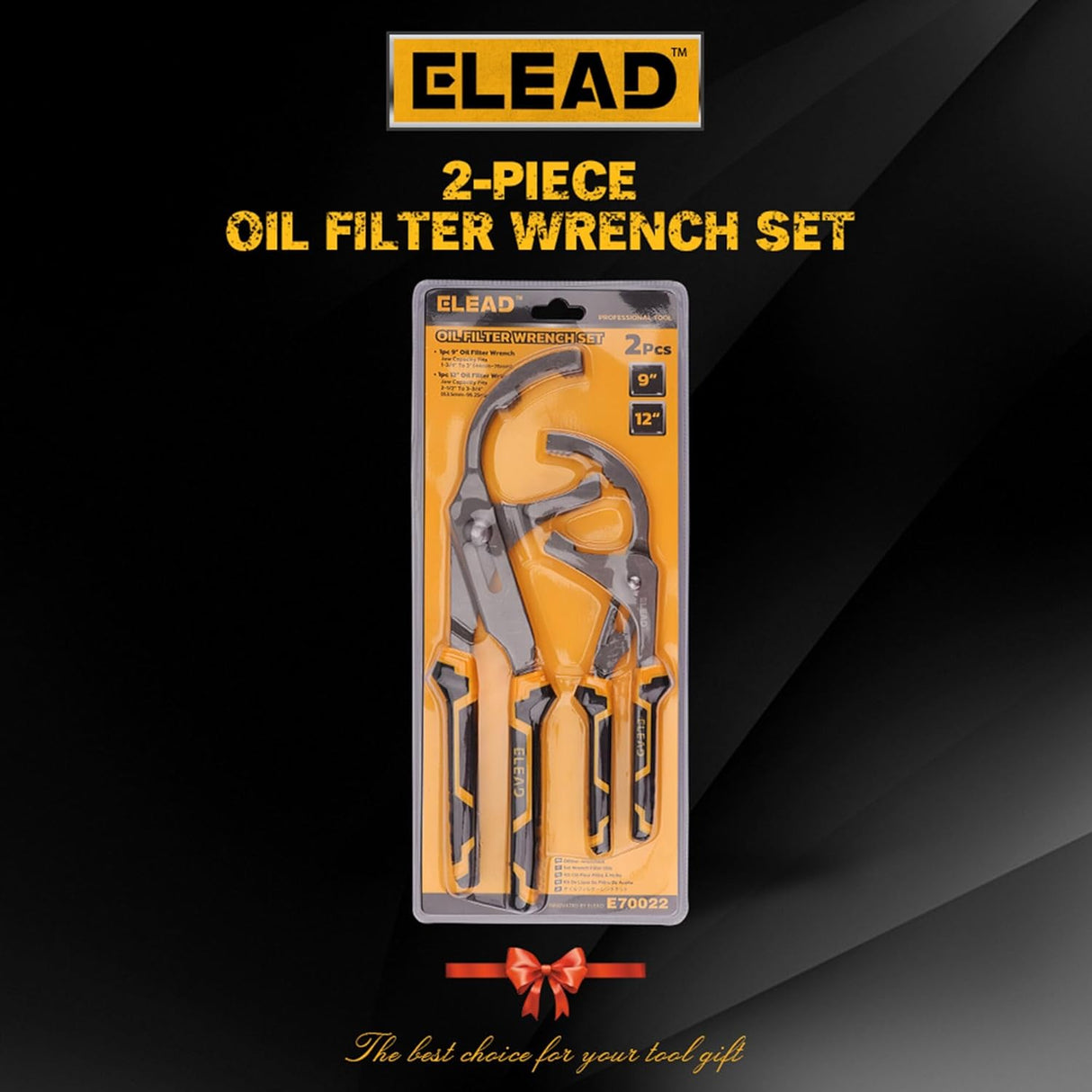 Adjustable Oil Filter Wrench Set - 9 & 12 Pliers for Cars, Trucks, Motorcycles - Durable Carbon Steel, Ergonomic Grip, Easy Access Design