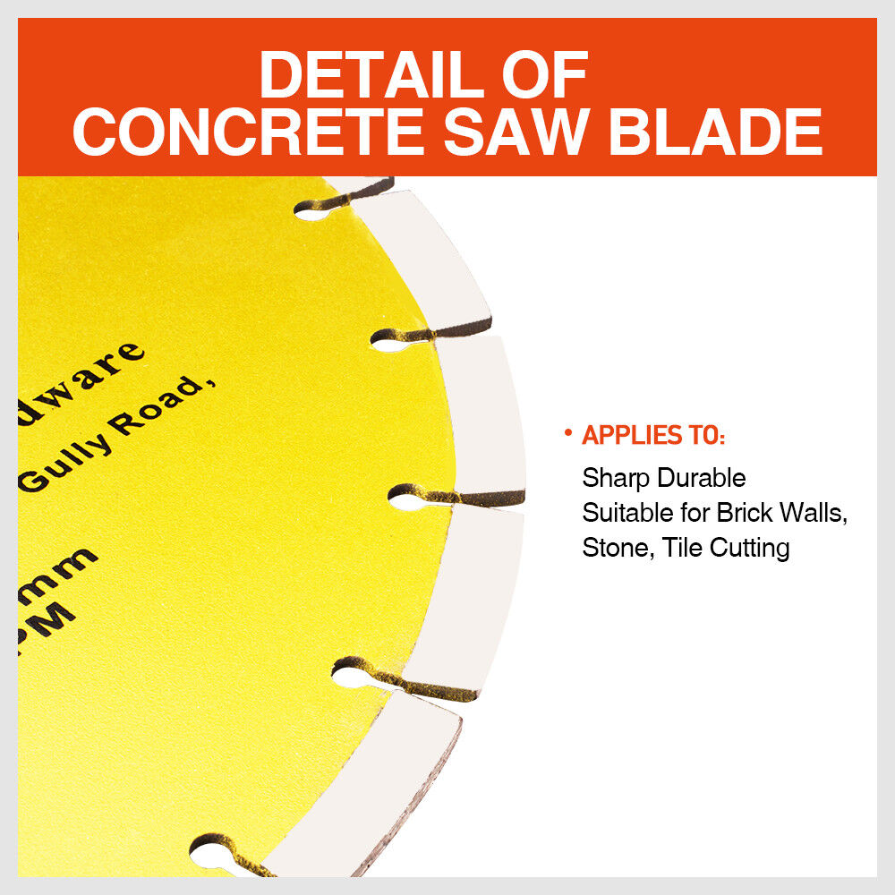 300mm/12 Concrete Saw Blade Masonry Cutting Disc Circular Diamond Stone Cutter