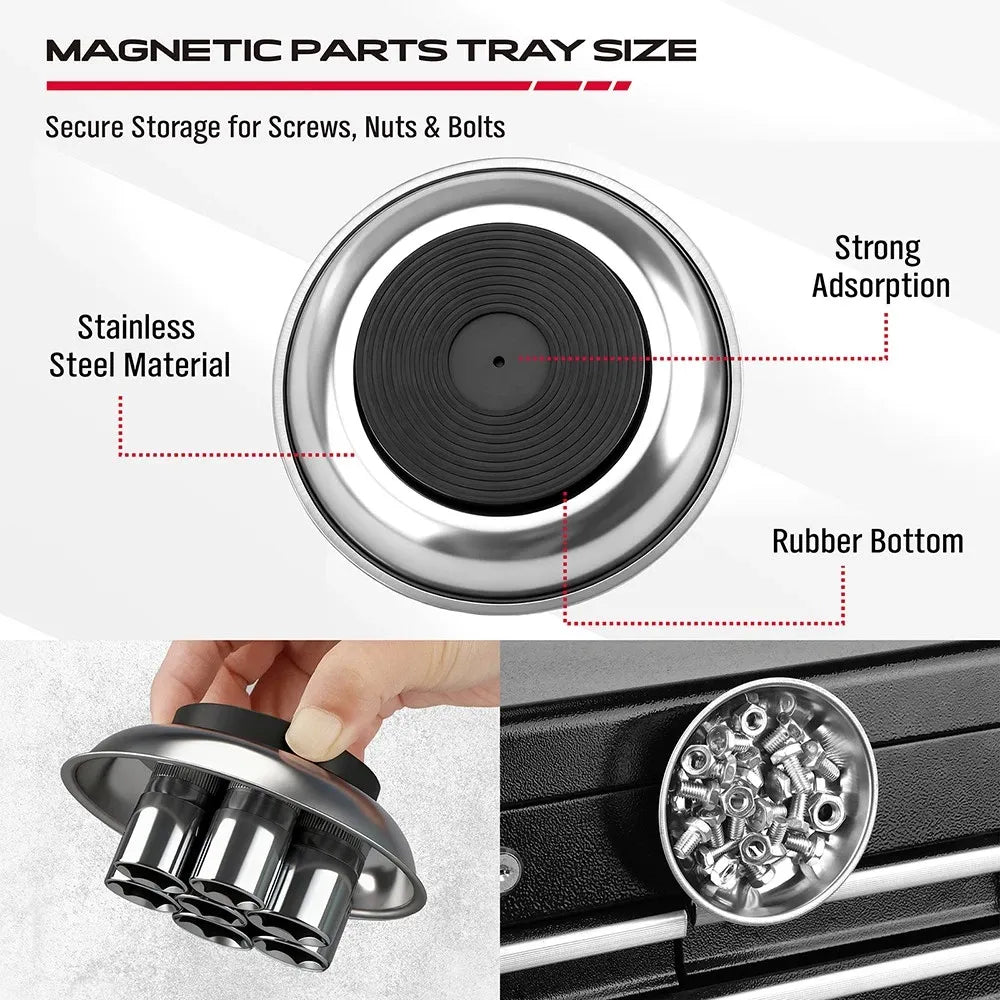 SEDY 6Pcs Magnetic Tray Pick-Up Tool Set Flexible Telescoping Auto Repair