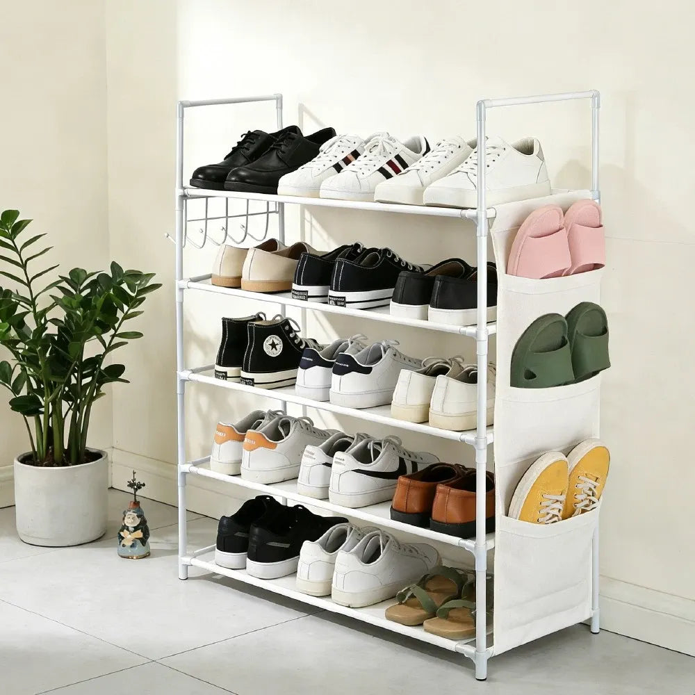 SEDY 5-Tier Shoe Rack Storage Organizer Shelf for 20–25 Pairs Bedroom Garage
