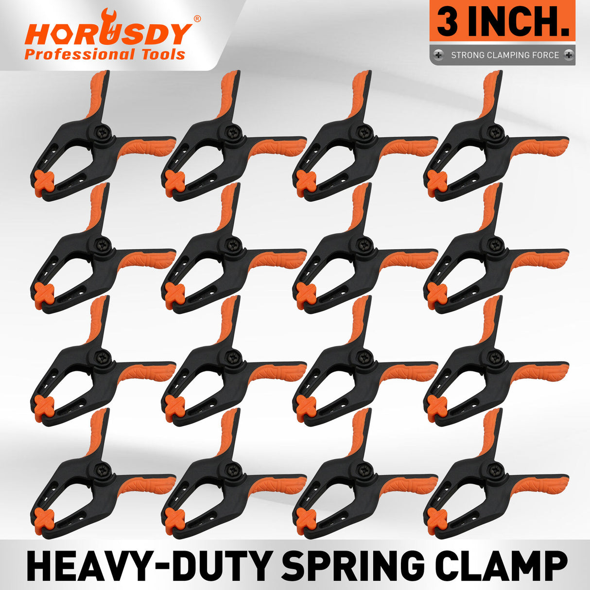 16Pcs 3 Spring Clamps Plastic Clamps Gluing Clamping Securing DIY Photography