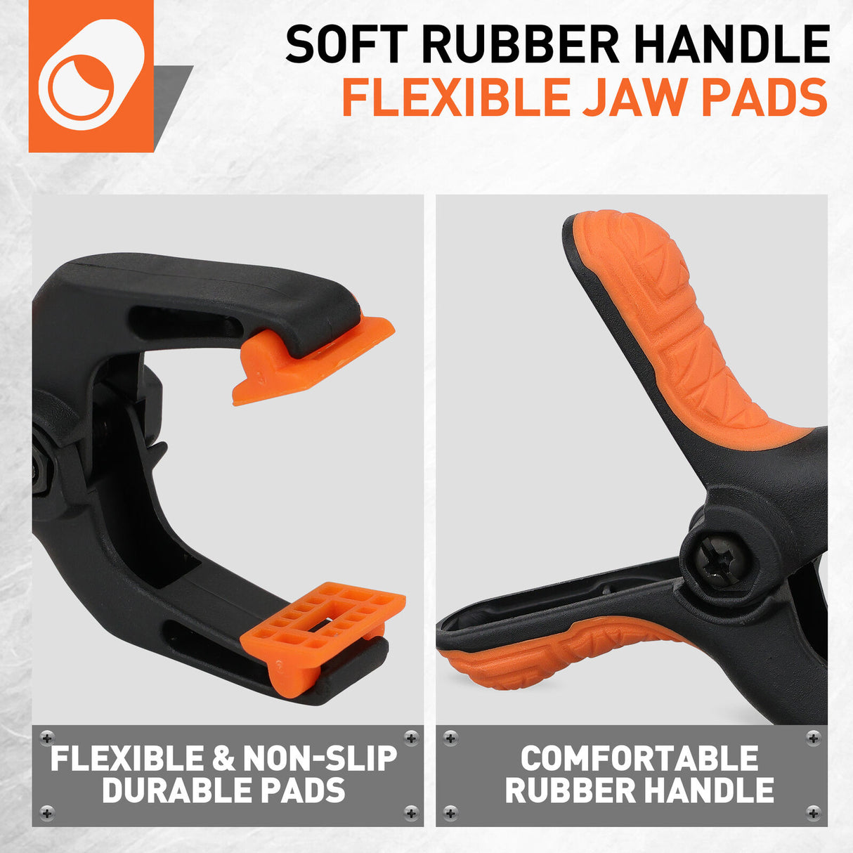 16Pcs 3 Spring Clamps Plastic Clamps Gluing Clamping Securing DIY Photography