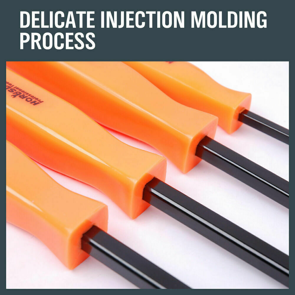 Horusdy 4Pc Steel Pry Bar Set Heavy Duty Mechanic Crowbar Car  4 7 12 17-1/2