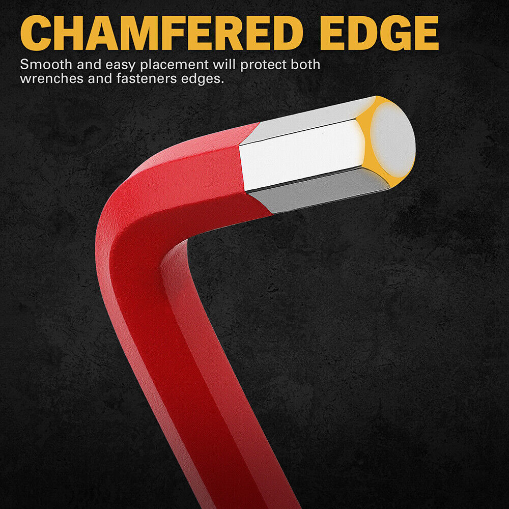 ELEAD 13Pc Extra Large Hex Key Set Long Allen Key Wrench Ball End SAE 5/64-3/4