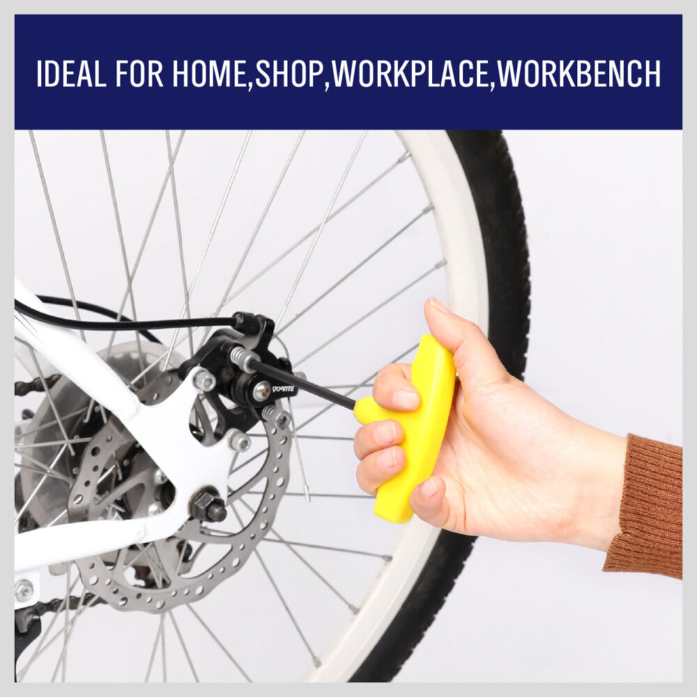 10-Piece T-Handle Hex Key Set, Allen Wrench SAE/Imperial Sizes 3/32-3/8, Heat-Treated Steel with Color-Code Organizer Stand