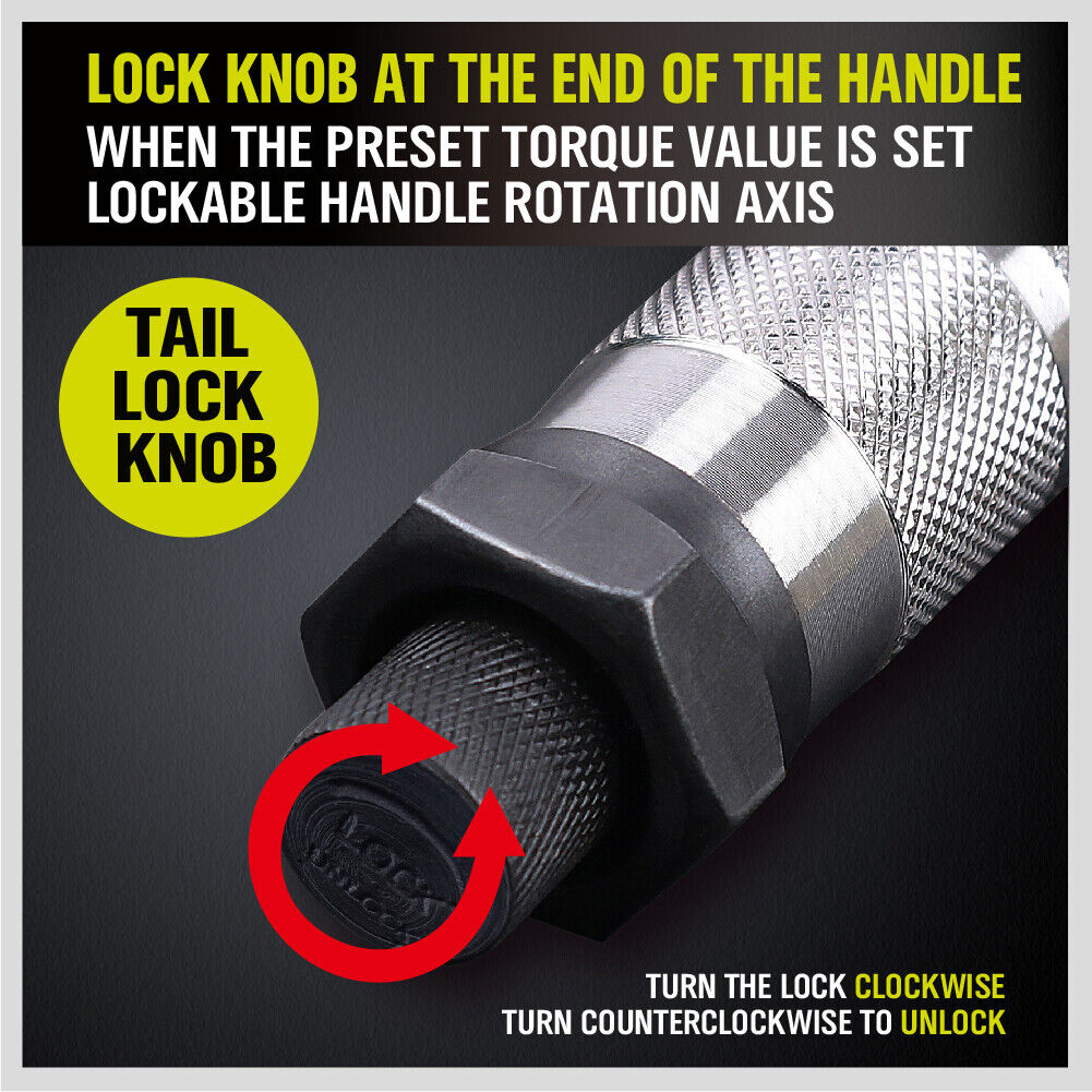 1/4 Drive Click Torque Wrench 5-25NM Ratchet Spanner Adjustable Hand Repair New