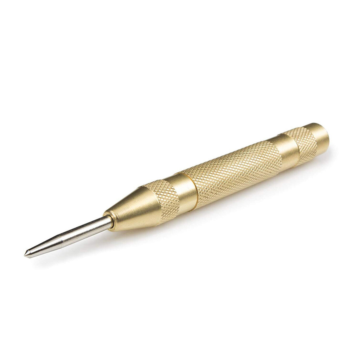 125mm/5 Automatic Centre Punch Adjustable Spring Loaded Metal Drill Tool Glod